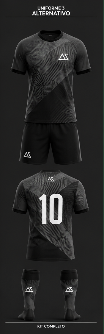 Uniforme 3 — Alternativo, cinza texturizado