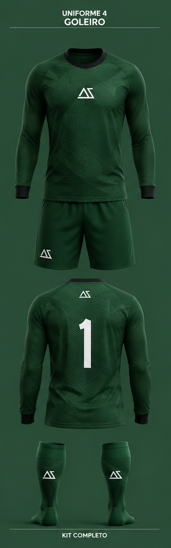 Uniforme 4 — Goleiro, verde
